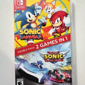 Sonic Mania & Team Sonic Racing Double Pack game for Nintendo Switch